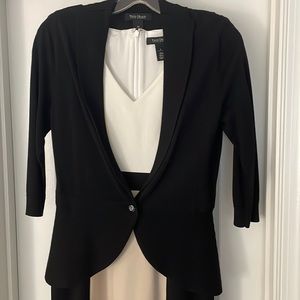 WHBM Black Cardigan